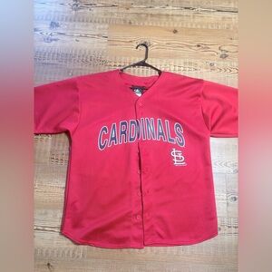 Logo Athletic Red Cardinals Jersey